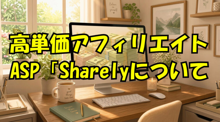 高単価アフィリエイトASP「Sharely（シェアリー)」について
